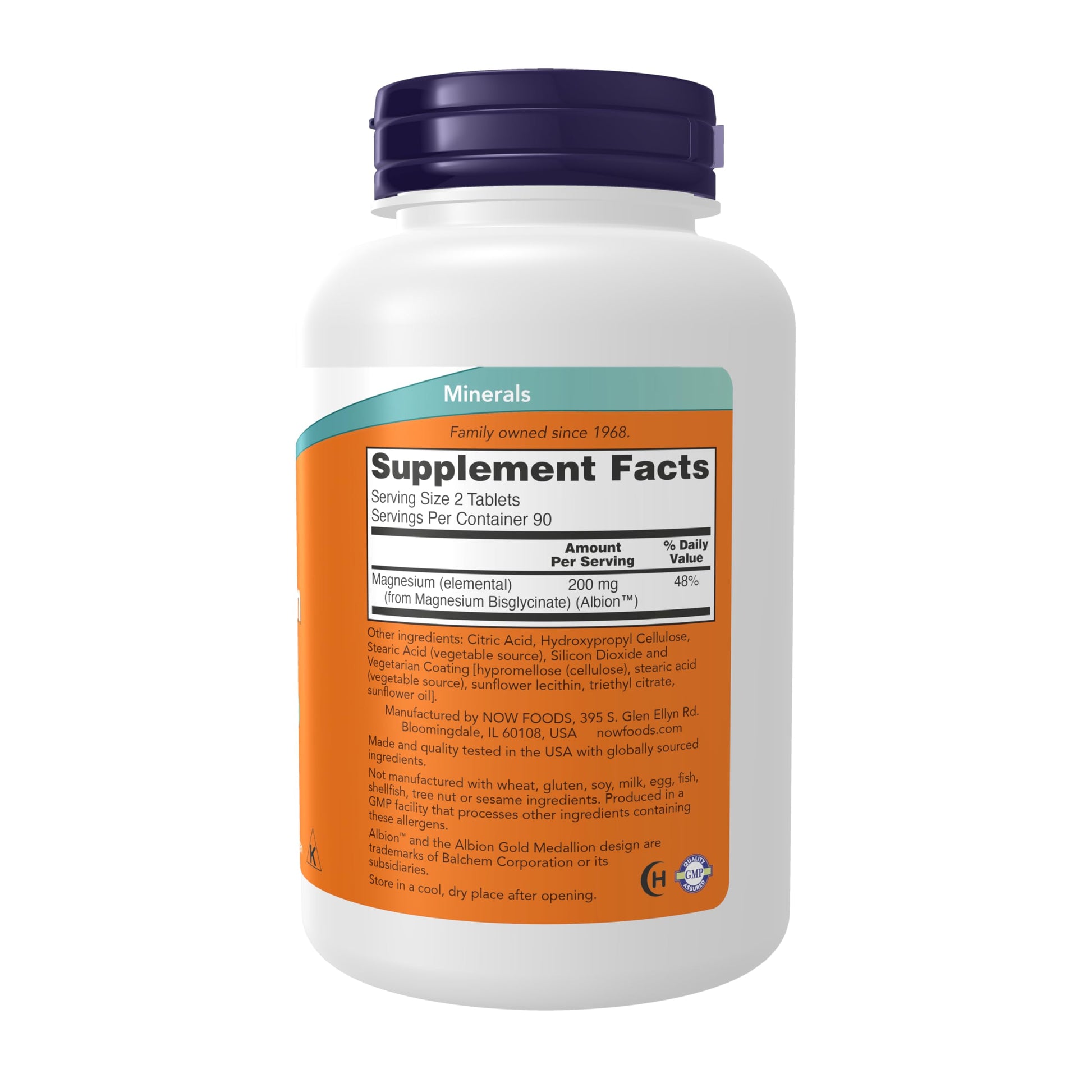 NOW Foods Supplements, Magnesium Glycinate 100 mg, Highly Absorbable Form, 180 Tablets NOW Foods buy australia supplements