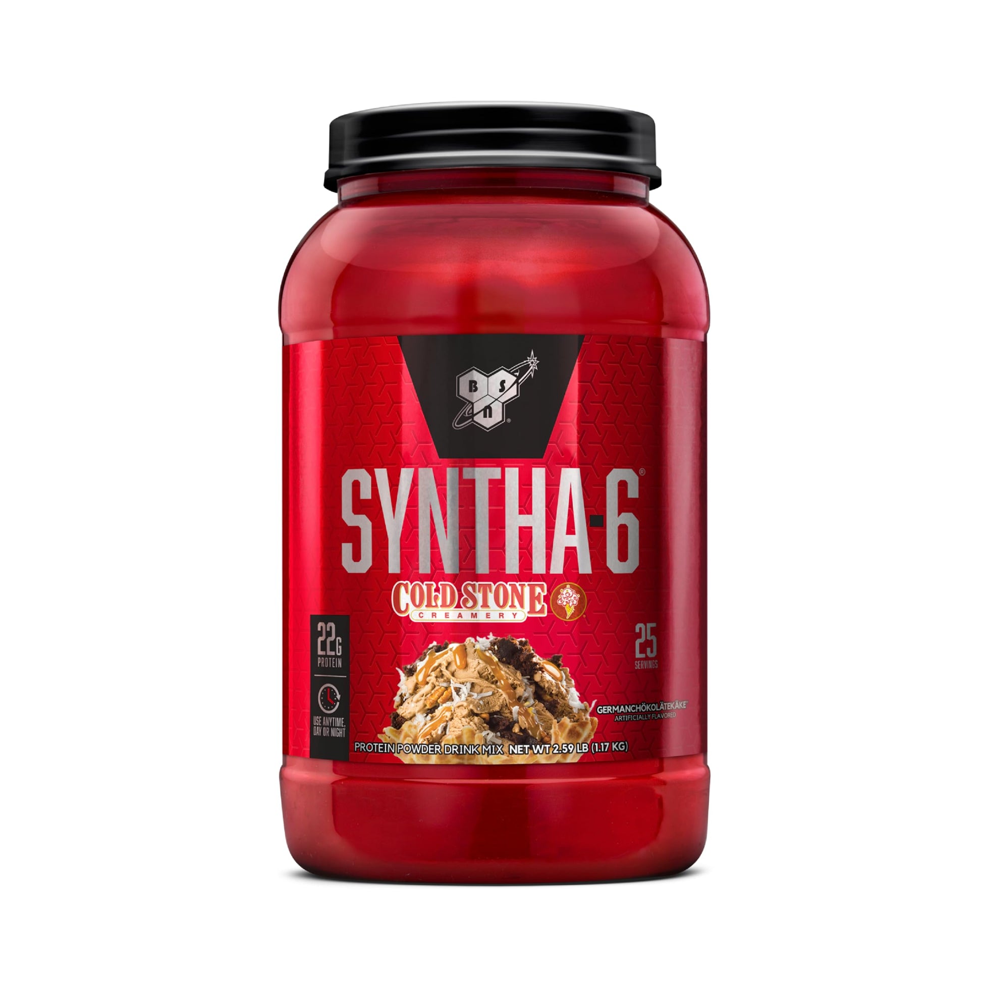 BSN Syntha-6 Whey Protein Powder, Cold Stone Creamery- Germanchökolätekäke Flavor BSN buy australia supplements