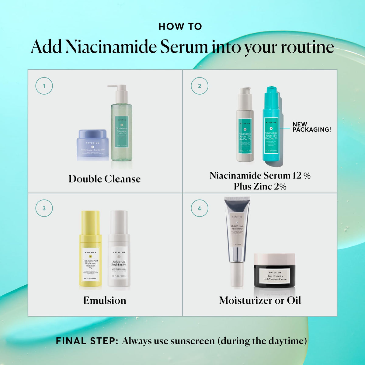 Naturium Niacinamide Serum 12% Plus Zinc 2%, 1 fl oz Naturium