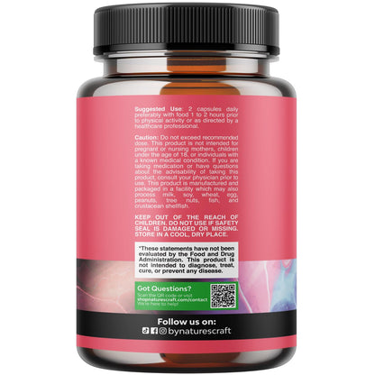 G-Curve Butt and Breast Growth Capsules - Horny Goat Weed Muira Puama & Maca Root for Butt Growth Support - Advanced Herbal Formula - Supports Bigger Butt & Bigger Breast - Easy to Swallow - 60 Count Gsupps Australia
