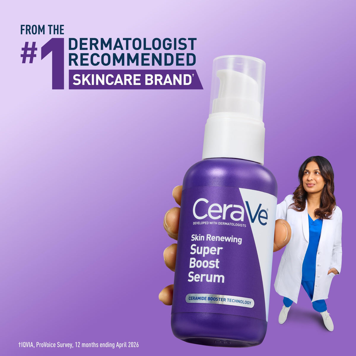CeraVe Super Boost Anti-Aging Serum with Peptides & Hyaluronic Acid CeraVe