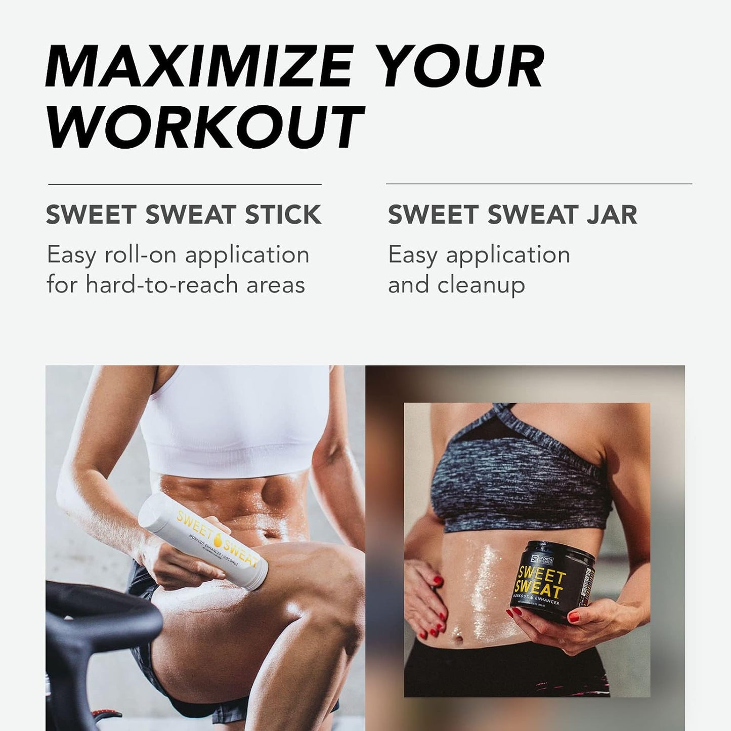 Sports Research- Sweet Sweat Workout Enhancer - 6.4 oz Sports Stick Gsupps Australia