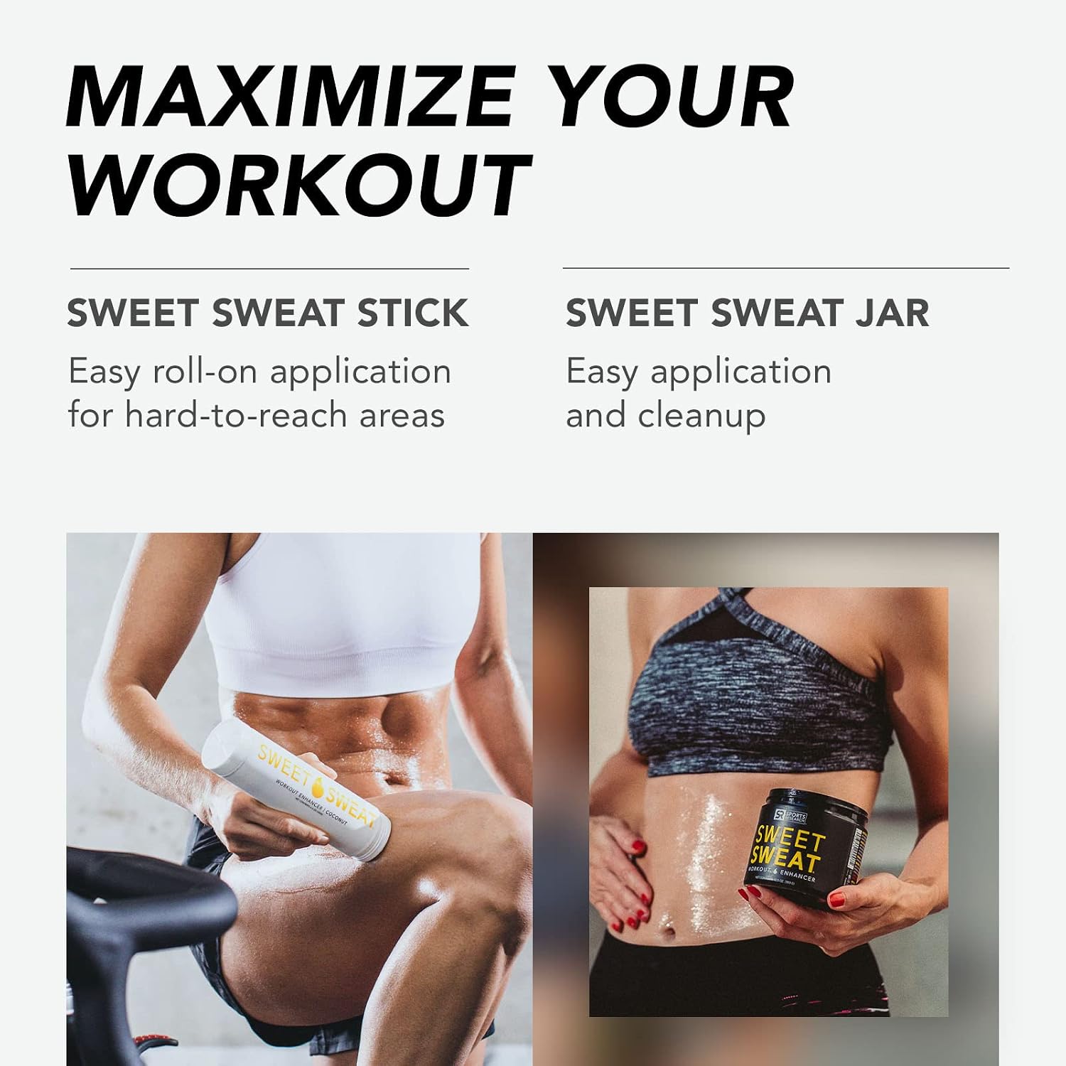 Sports Research- Sweet Sweat Workout Enhancer - 6.4 oz Sports Stick Gsupps Australia