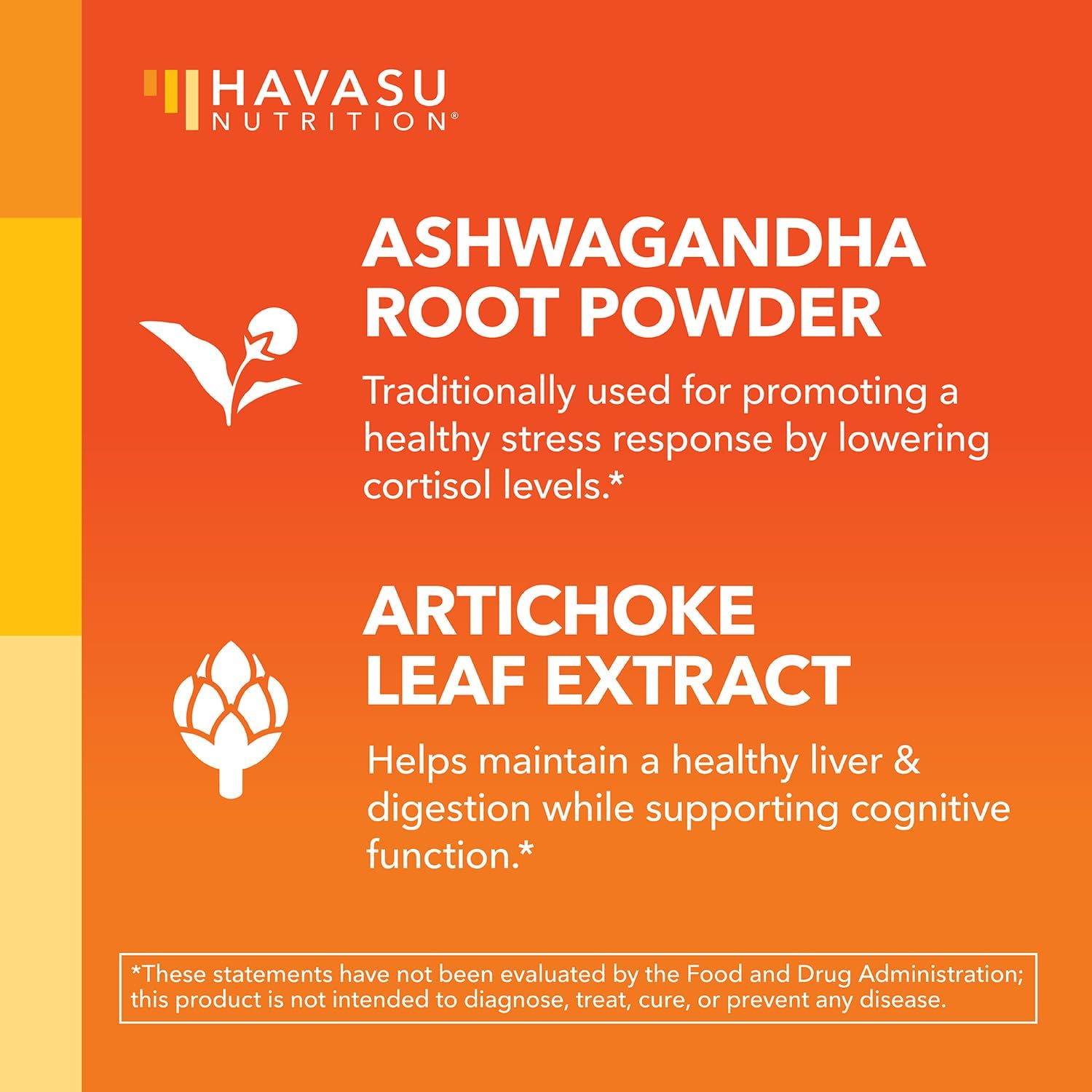 Ashwagandha 1000mg Per Serving with Artichoke Extract, 45 Servings | Ashwagandha Capsules for Stress, Mood and Energy Support, Adaptogenic Herbal Support for Adults, Vegan, Non-GMO, 90 Count Gsupps Australia