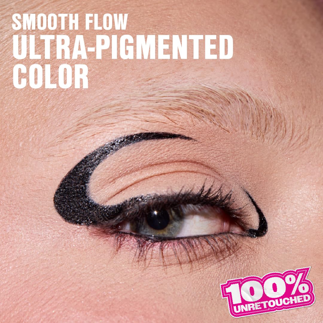 wet n wild Mega Last Breakup Proof Liquid Eyeliner - Ultra-Fine Brush, Waterproof, 16-Hour Long-Lasting Wear- Cruelty-Free & Vegan - Black wet n wild