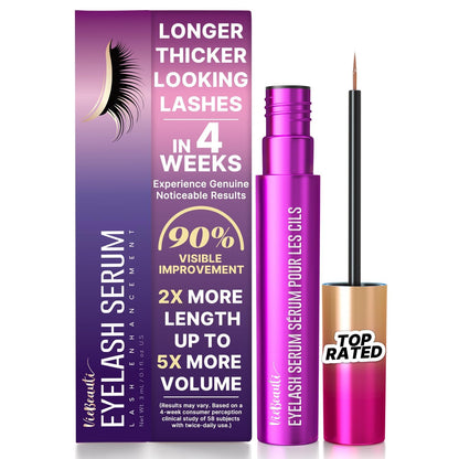 VieBeauti EyeLash Growth Serum for Longer Fuller Thicker Looking Lashes 3mL VieBeauti