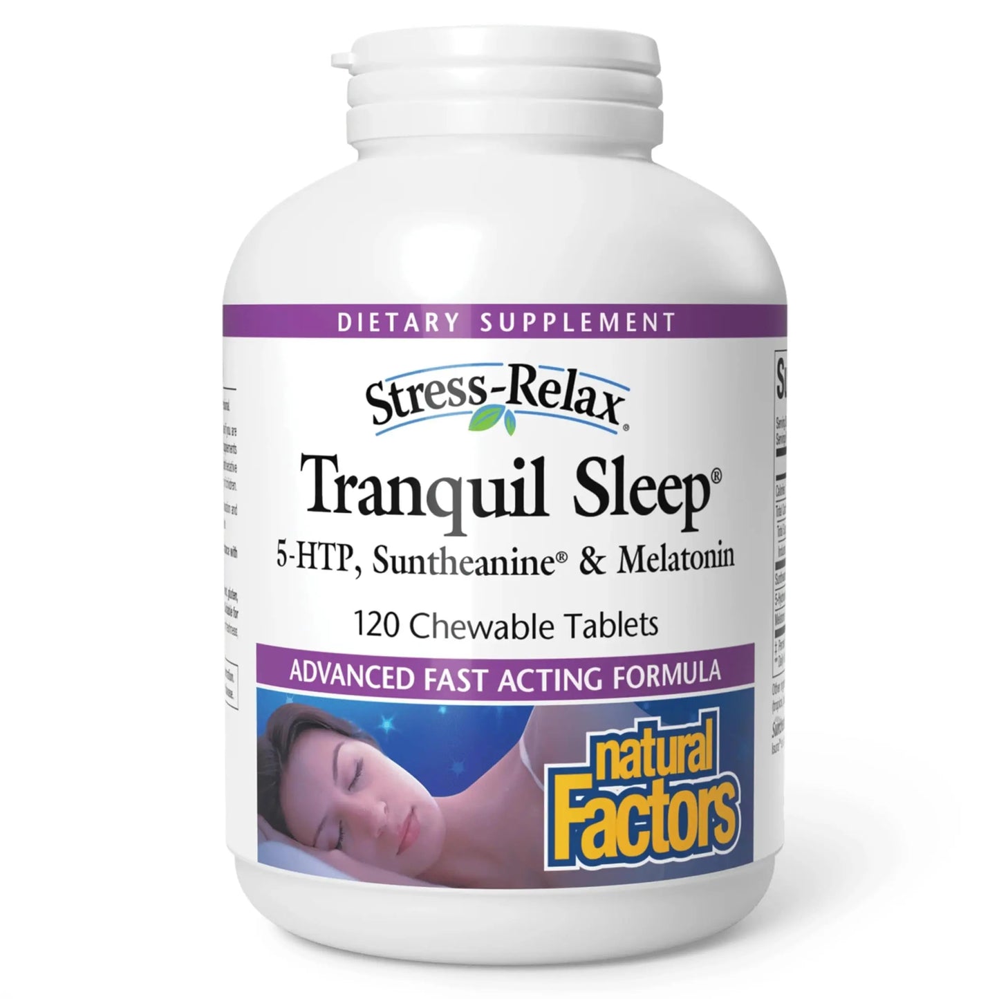Natural Factors Stress-Relax Tranquil Sleep Tablet, 120 Count Natural Factors