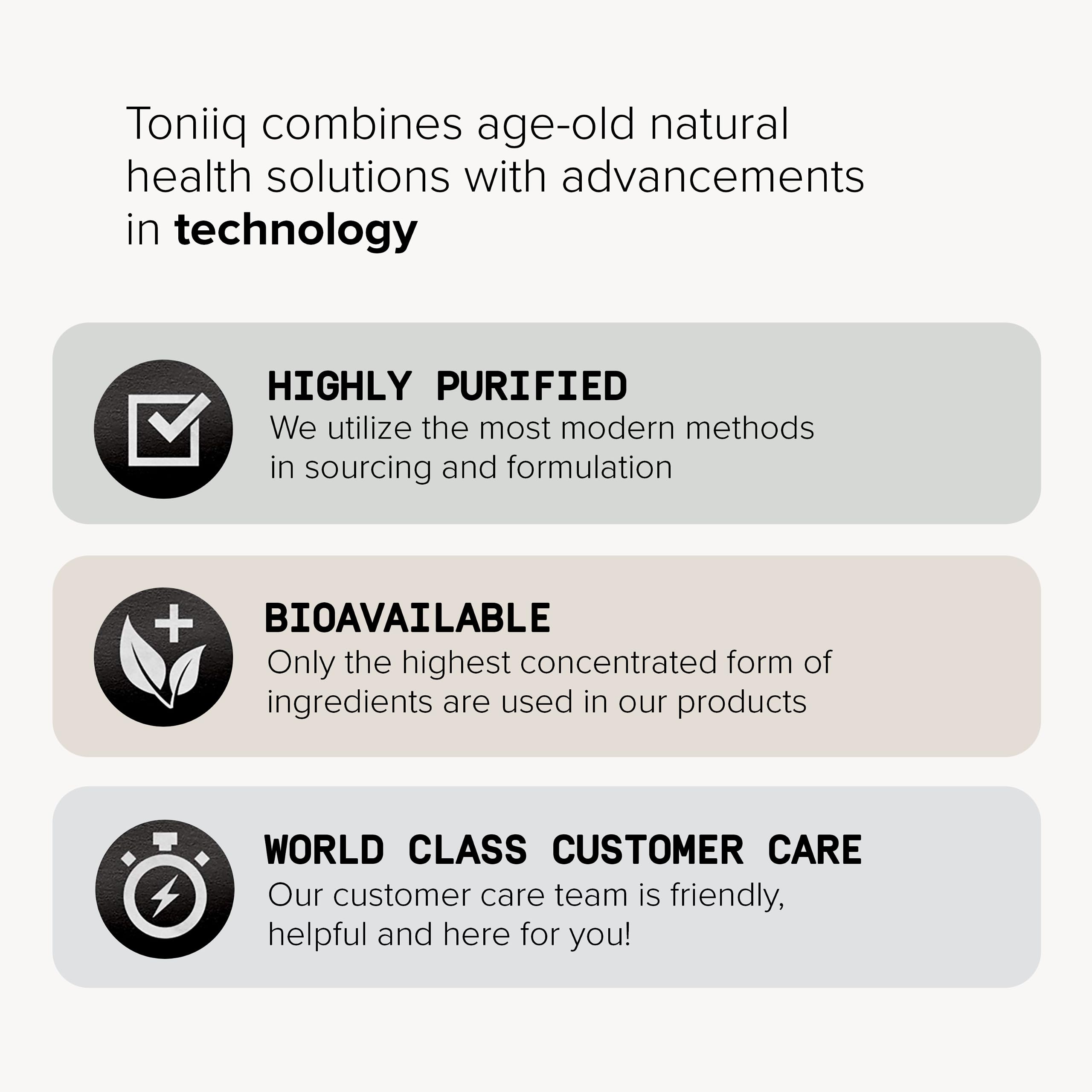 Toniiq Ultra Concentrated 500mg Spermidine Supplements for Men and Women - Non-Synthetic Spermidine Standardized to No Less Than 1% - 5mg per Serving Rice Germ Extract Toniiq buy australia supplements
