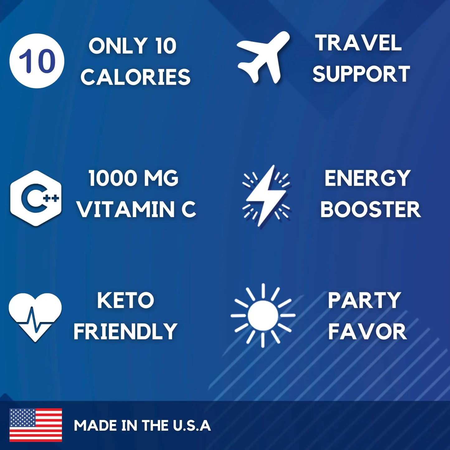 HydroMATE Electrolytes Powder Drink Mix Packets Hydration Accelerator Low Sugar Party Favors for Rapid Recovery Vitamin C Plu NatureWorks