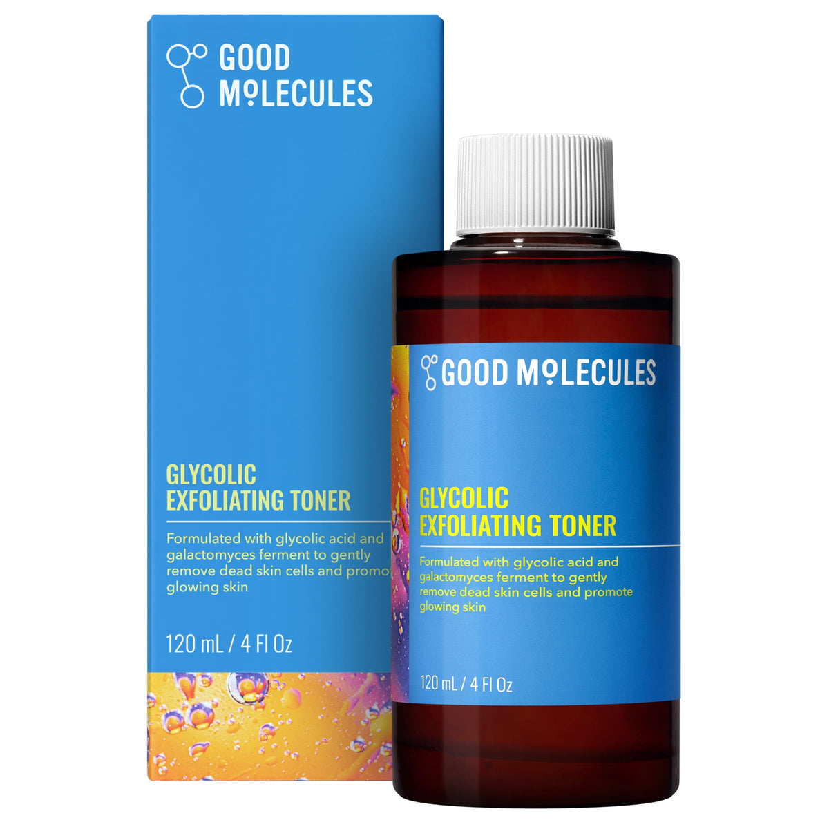 Good Molecules Glycolic Exfoliating Toner, AHA Toner for Face, 4 fl oz Good Molecules