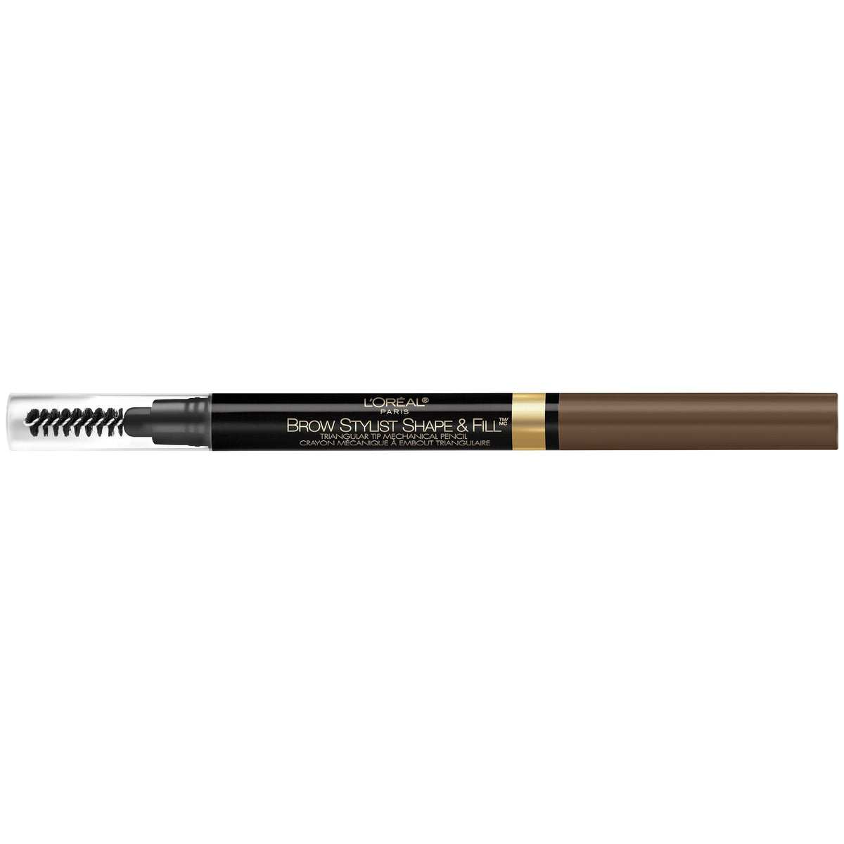 L'Oreal Paris Brow Stylist Shape & Fill Mechanical Eye Brow Makeup Pencil, Brunette, 0.008 oz. L'Oreal Paris