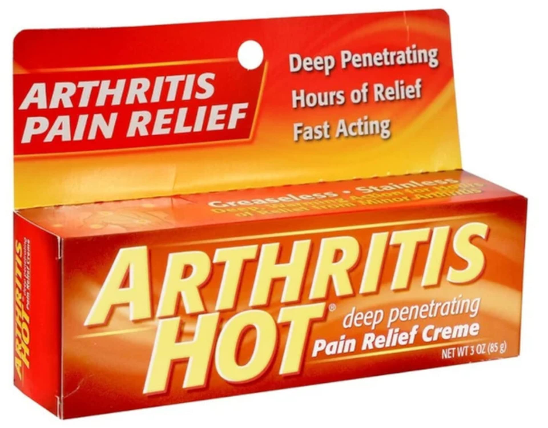 Arthritis Hot Pain Relief Creme 3 oz (Pack of 2) Chattem buy australia supplements