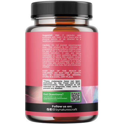 G-Curve Butt and Breast Growth Capsules - Horny Goat Weed Muira Puama & Maca Root for Butt Growth Support - Advanced Herbal Formula - Supports Bigger Butt & Bigger Breast - Easy to Swallow - 60 Count Gsupps Australia