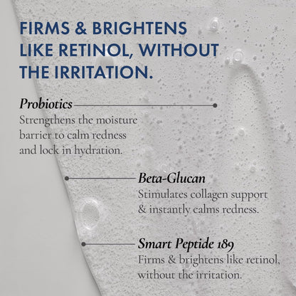 Glowbiotics Probiotic Revitalizing Cleanser - Anti-Aging Face Wash with Peptides - 5 oz - Hydrating Gel for Hormonal, Dry & Mature Skin Glowbiotics