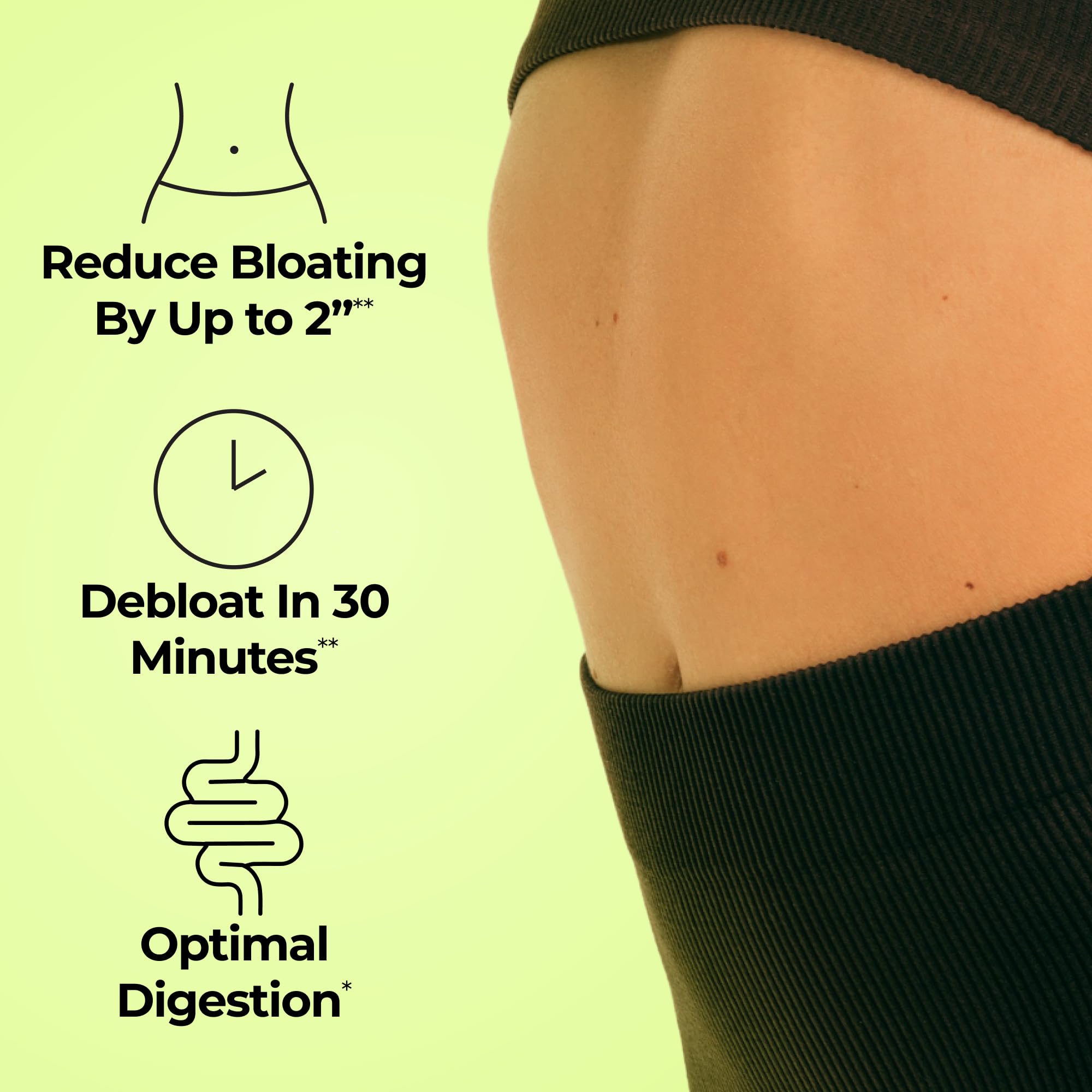 HUM Flatter Me Digestive Enzymes for Women & Men, Digestive Health Bloating Supplement with Ginger & Peppermint Leaf, Fast Acting Anti Bloat Pills Multi Enzyme for Debloating, Vegan, 60 Capsules HUM buy australia supplements