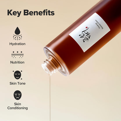 Beauty of Joseon Ginseng Essence Water Hydrating Face Toner for Dry, Dull Skin. Korean Moisturizing Skin Care Beauty of Joseon