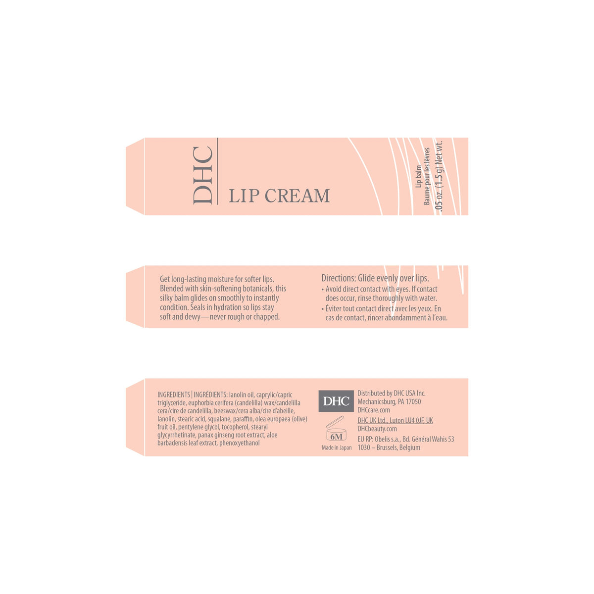 DHC Deep Cleansing Oil and Lip Cream Set, J-Beauty Bestsellers, 2-Piece Set DHC