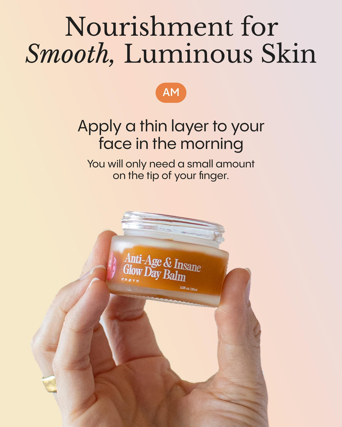 FRØYA Organics Anti-Age & Insane Glow Day Balm for Face (1.0 fl oz) FRØYA