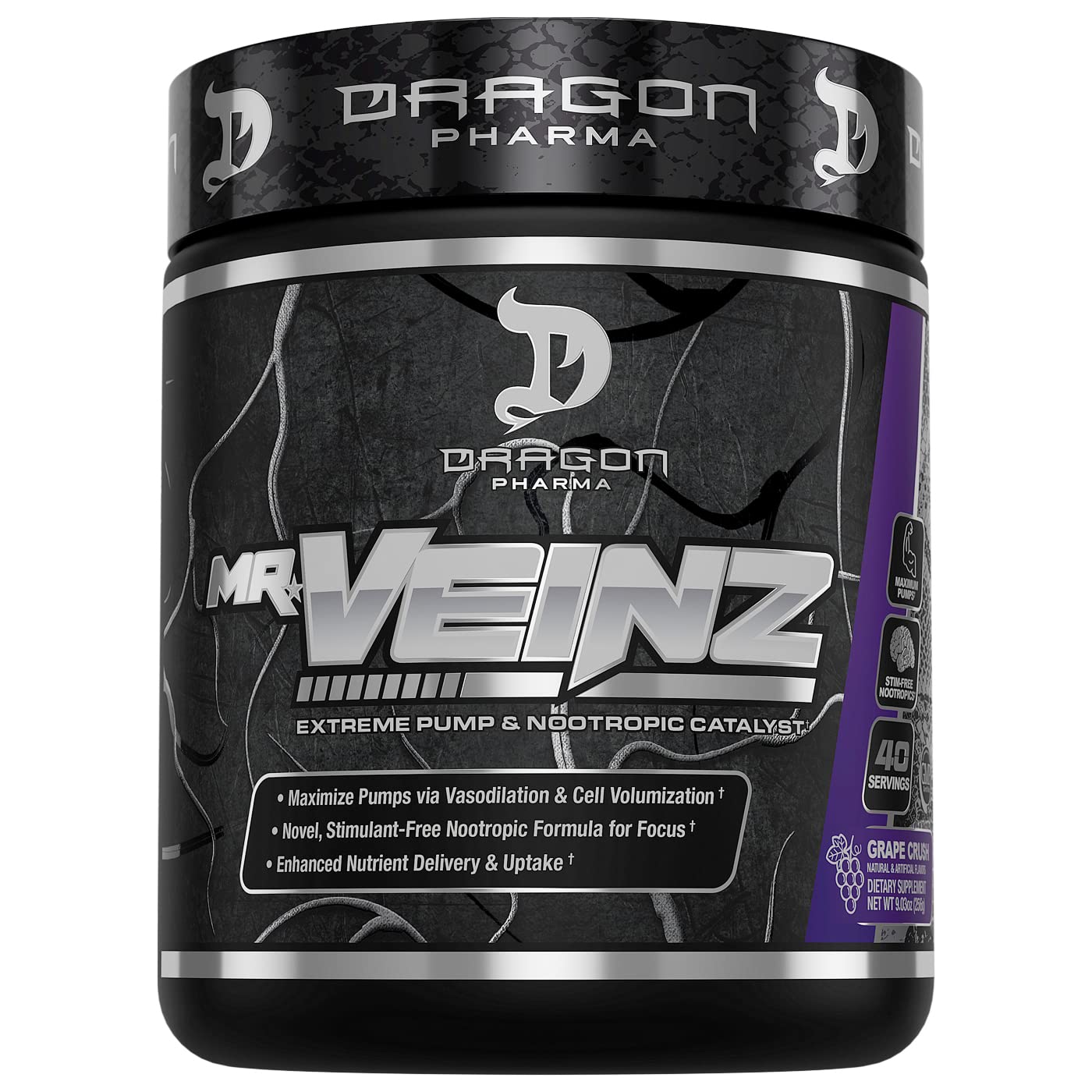 DRAGON PHARMA Mr. Veinz Stim Free Pre-Workout, Extreme Pump & Nootropic Catalyst DRAGON PHARMA buy australia supplements