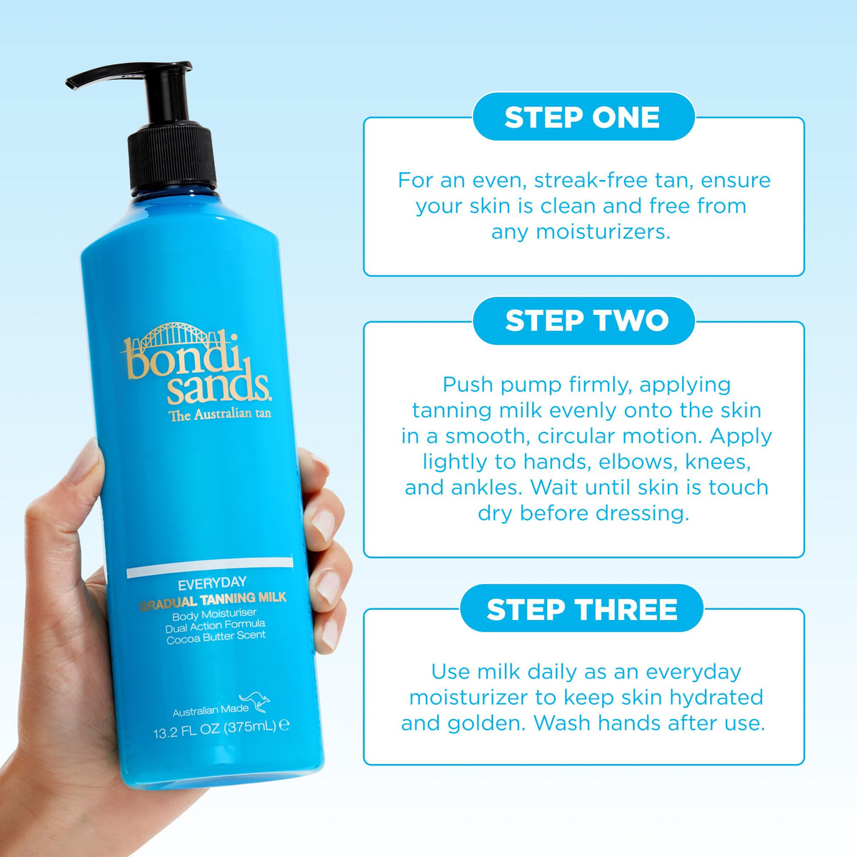 Bondi Sands Everyday Gradual Self Tanning Milk, 12.68 Fl Oz Bondi Sands