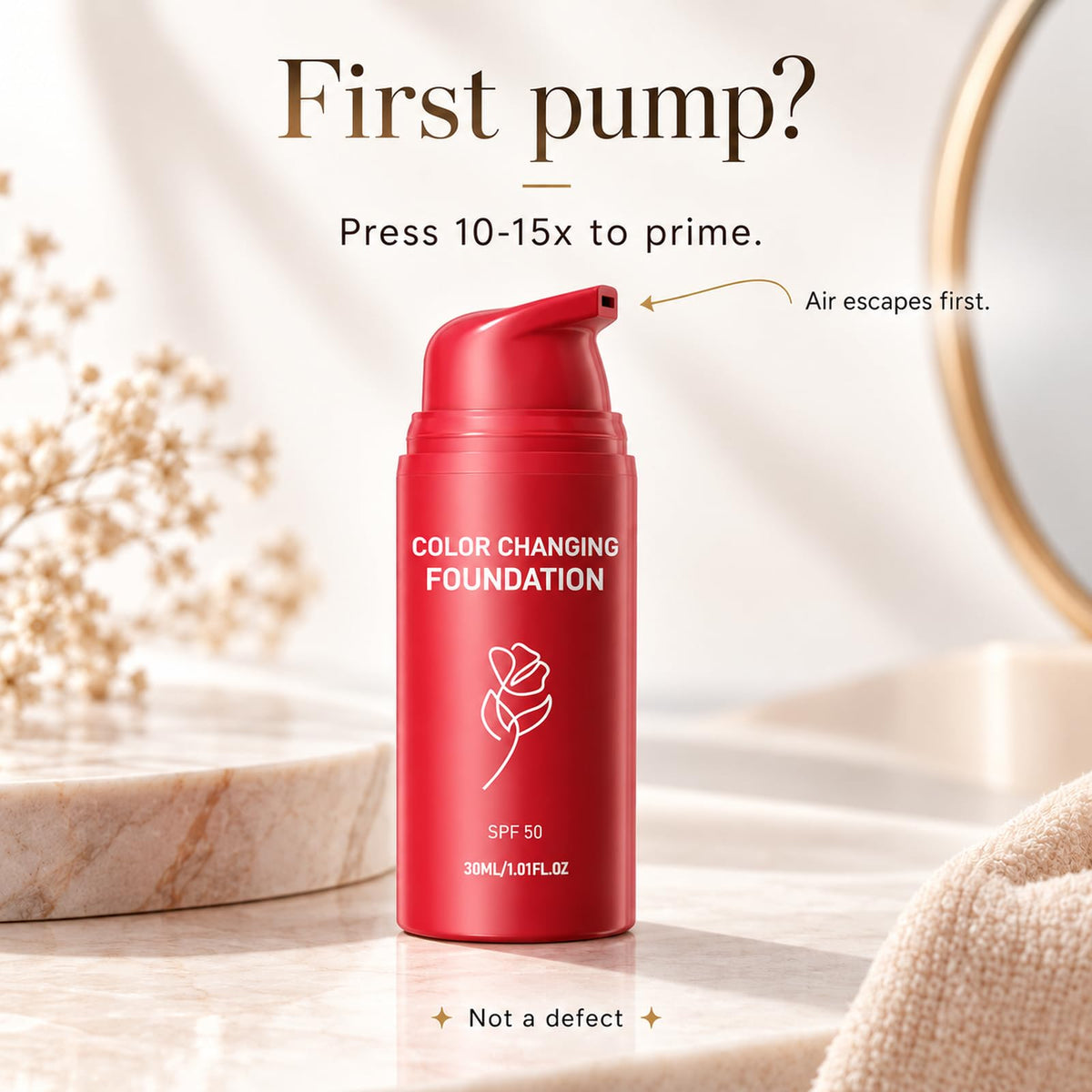 Fidyn Smoochie Color Changing Foundation: Korean foundation for Mature Skin Fidyn