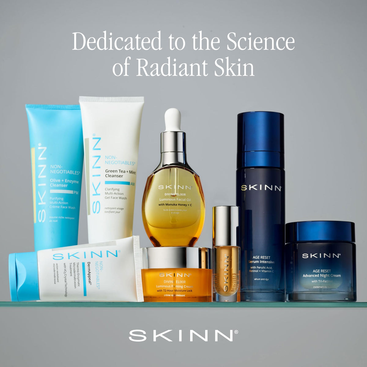 SKINN Morning Face Wash - Green Tea + Mint Cleanser - 4oz SKINN
