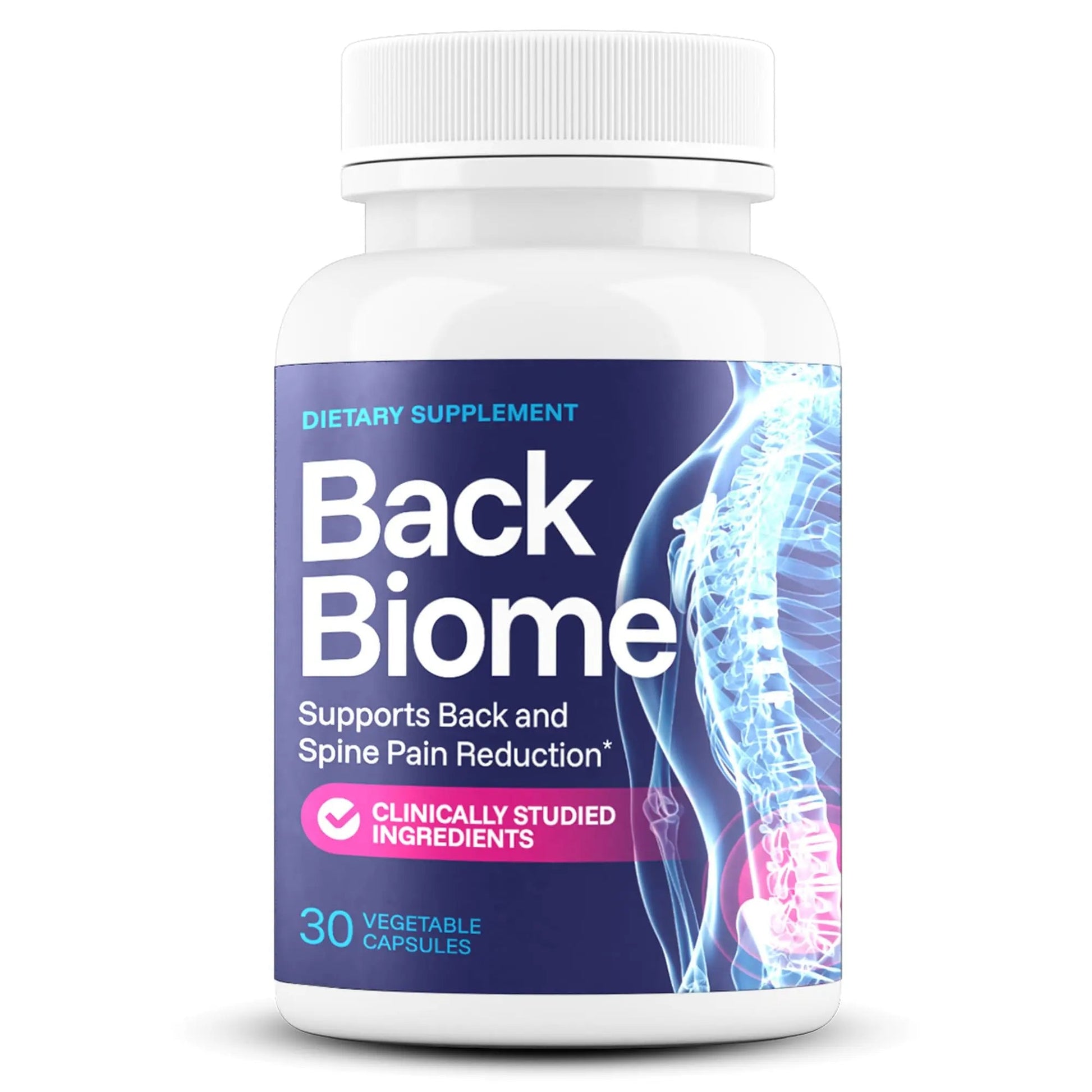 BackBiome – Advanced 7-Strain Probiotic Formula for Gut & Back Health – Supports Digestive Balance, Promotes Spinal Comfort – Non-GMO, Vegan, 30 Capsules BackBiome buy australia supplements