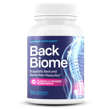 BackBiome – Advanced 7-Strain Probiotic Formula for Gut & Back Health – Supports Digestive Balance, Promotes Spinal Comfort – Non-GMO, Vegan, 30 Capsules BackBiome buy australia supplements