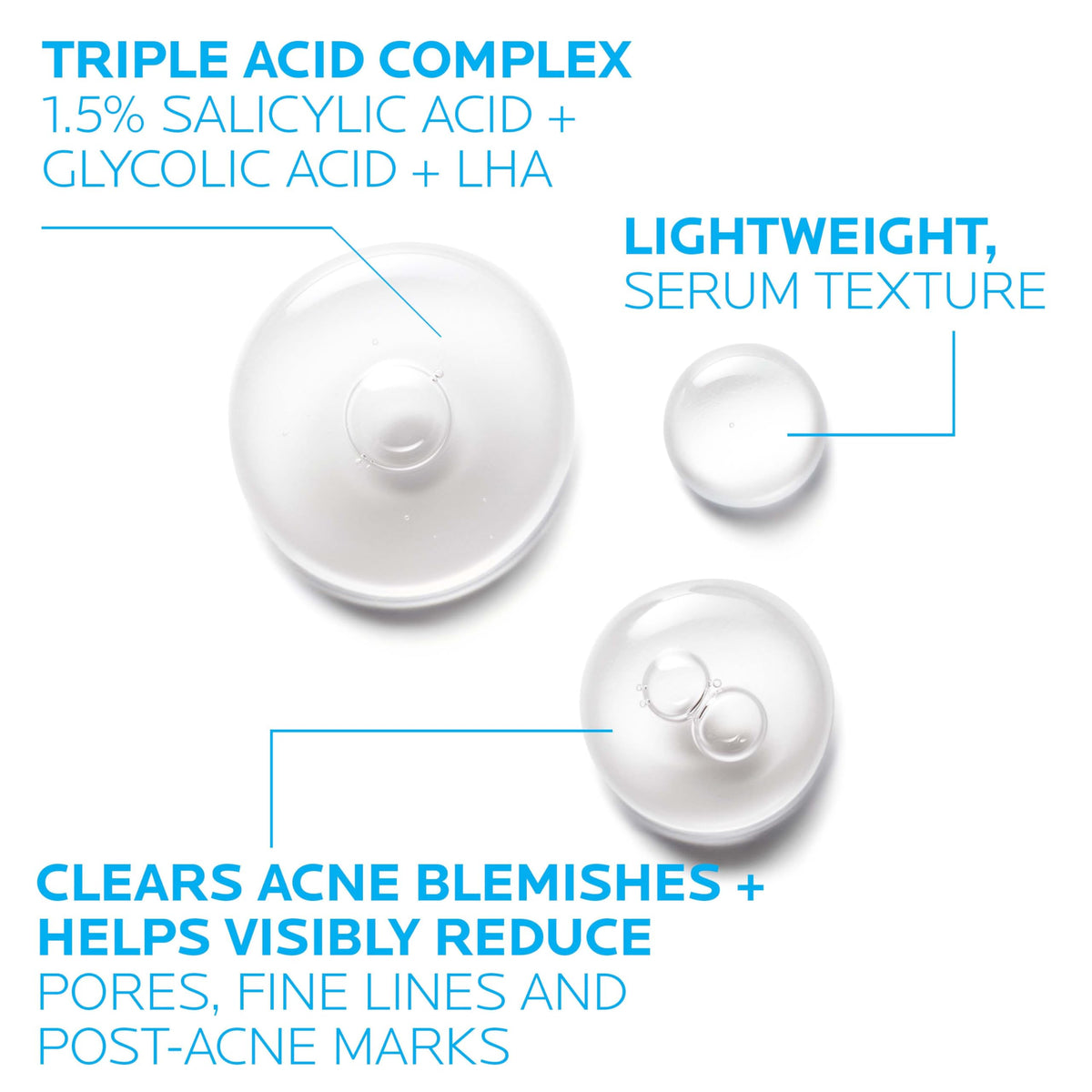 La Roche-Posay Effaclar Salicylic Acid Acne Treatment Pore Minimizer 1oz La Roche-Posay