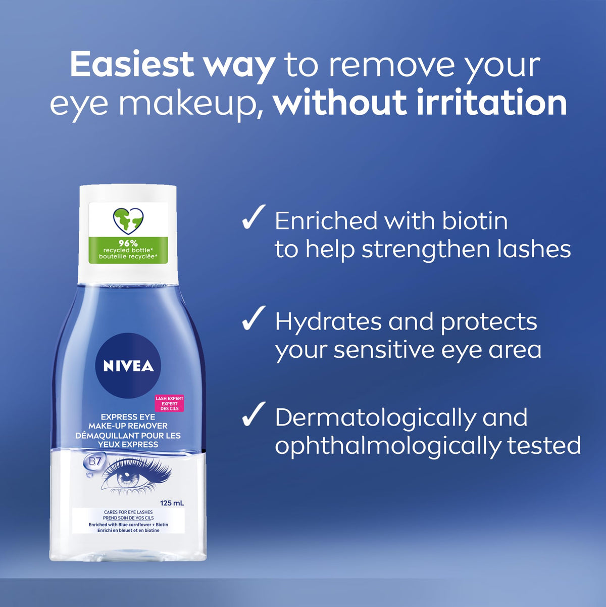 NIVEA Double Effect Eye Make-Up Remover [Personal Care] NIVEA