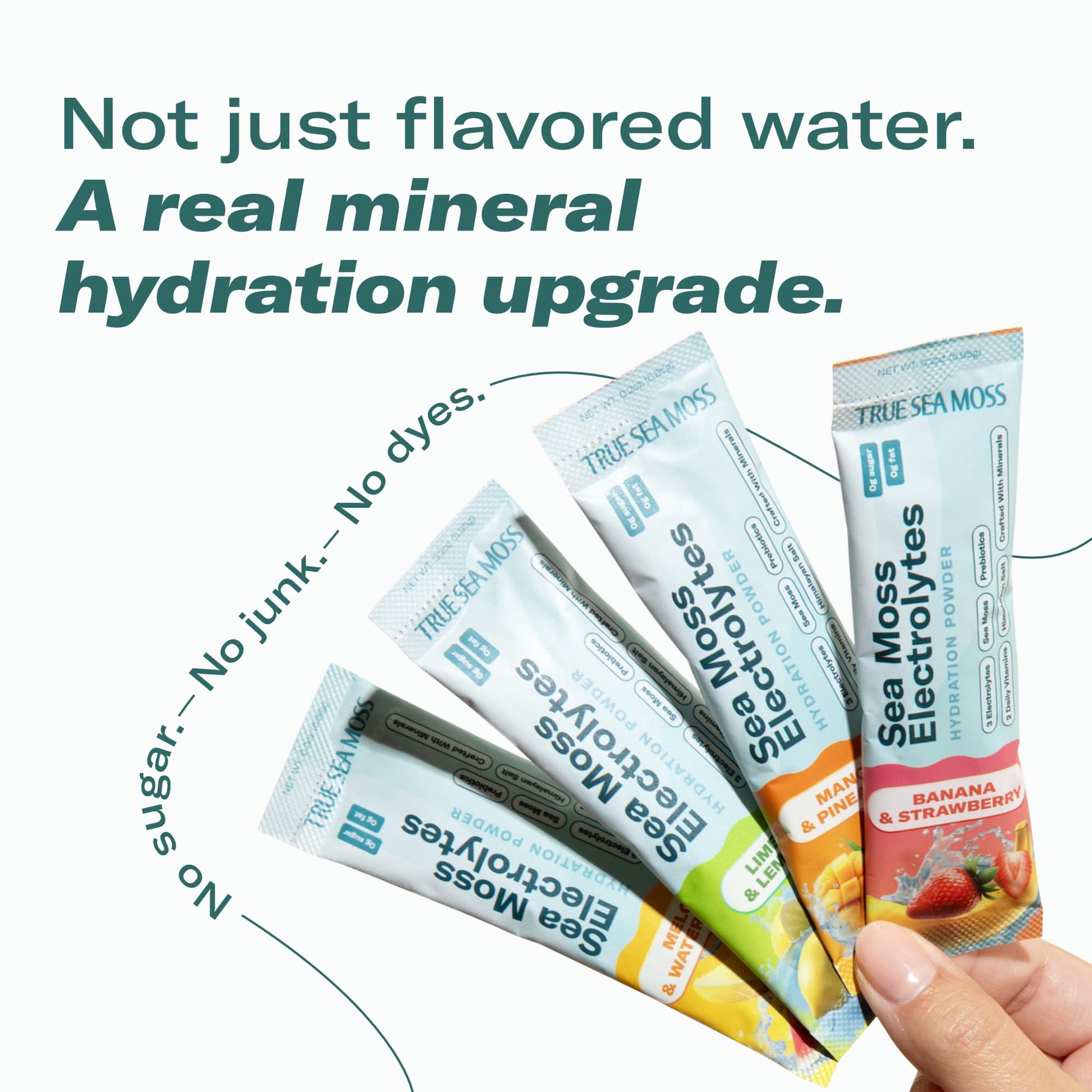 TrueSeaMoss Electrolytes Powder Packets – Made in USA – 16 Stickpacks – Hydration Powder with Sea Moss with Potassium – No Sugar Drinks – Variety Pack TrueSeaMoss buy australia supplements