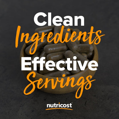Nutricost Milk Thistle Extract 240 Capsules for 240 Servings Per Bottle - Vegan, GMO Free and Gluten Free Nutricost