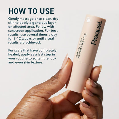 Prequel Skin - Scar Silicone Stick Solutions 60% - Thick Silicone for Scars Prequel