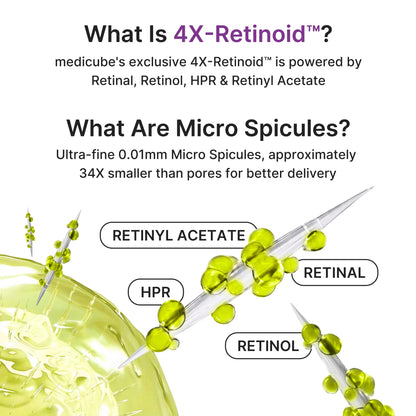 medicube Vita A Retinal Volume Booster Serum, with Volufiline, 4X-Retinoid medicube