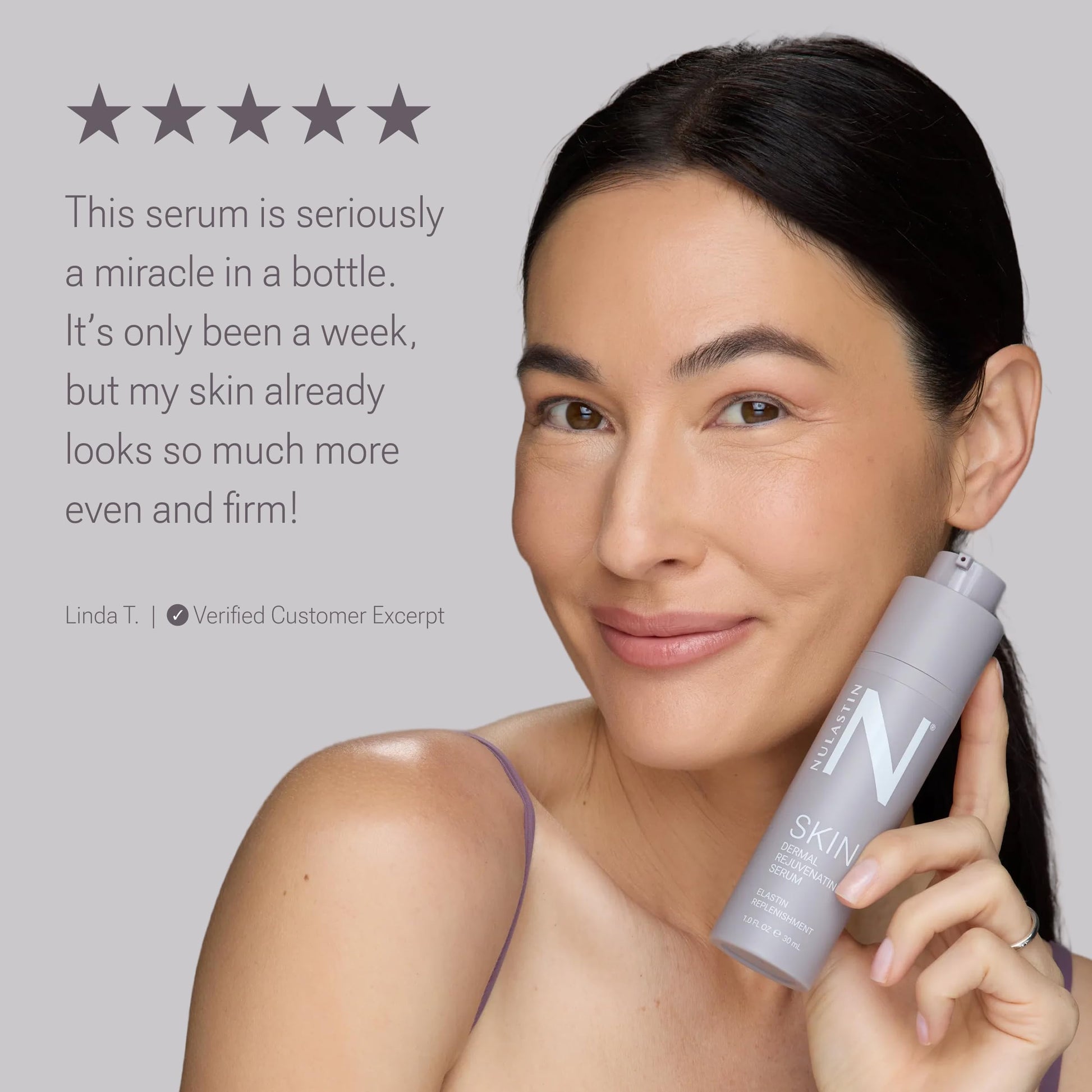 NULASTIN Dermal Rejuvenating Peptide Face Serum for Women with Elastin - Firming, Anti Aging, Barrier Repair, Plumping Hydrating Serum Sensitive & Mature Skin - Vegan, 1 Fl Oz NULASTIN buy australia supplements