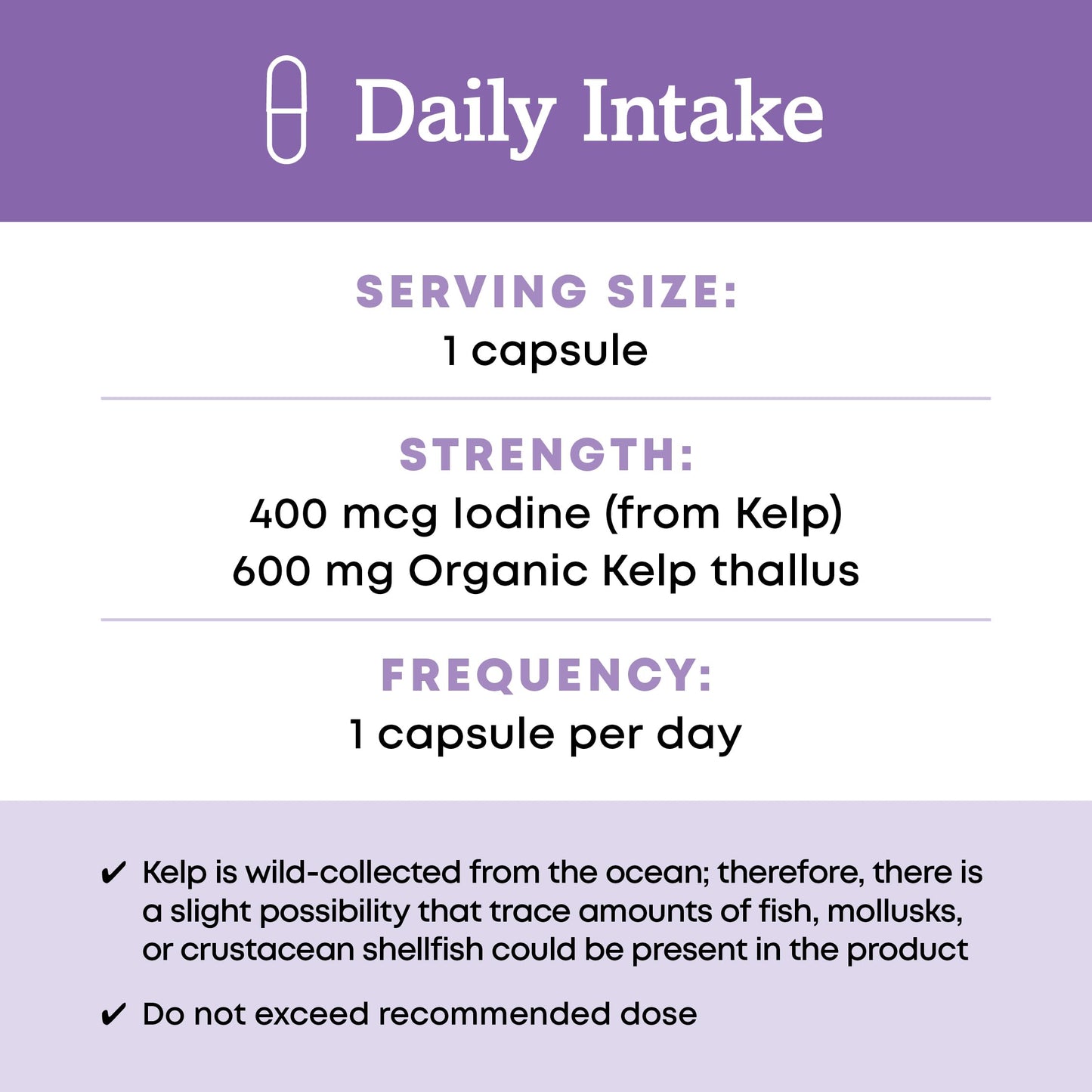 Oregon's Wild Harvest Kelp Organic Supplement | Natural Source of Iodine | Vegan Capsules, 90 Count Gsupps Australia