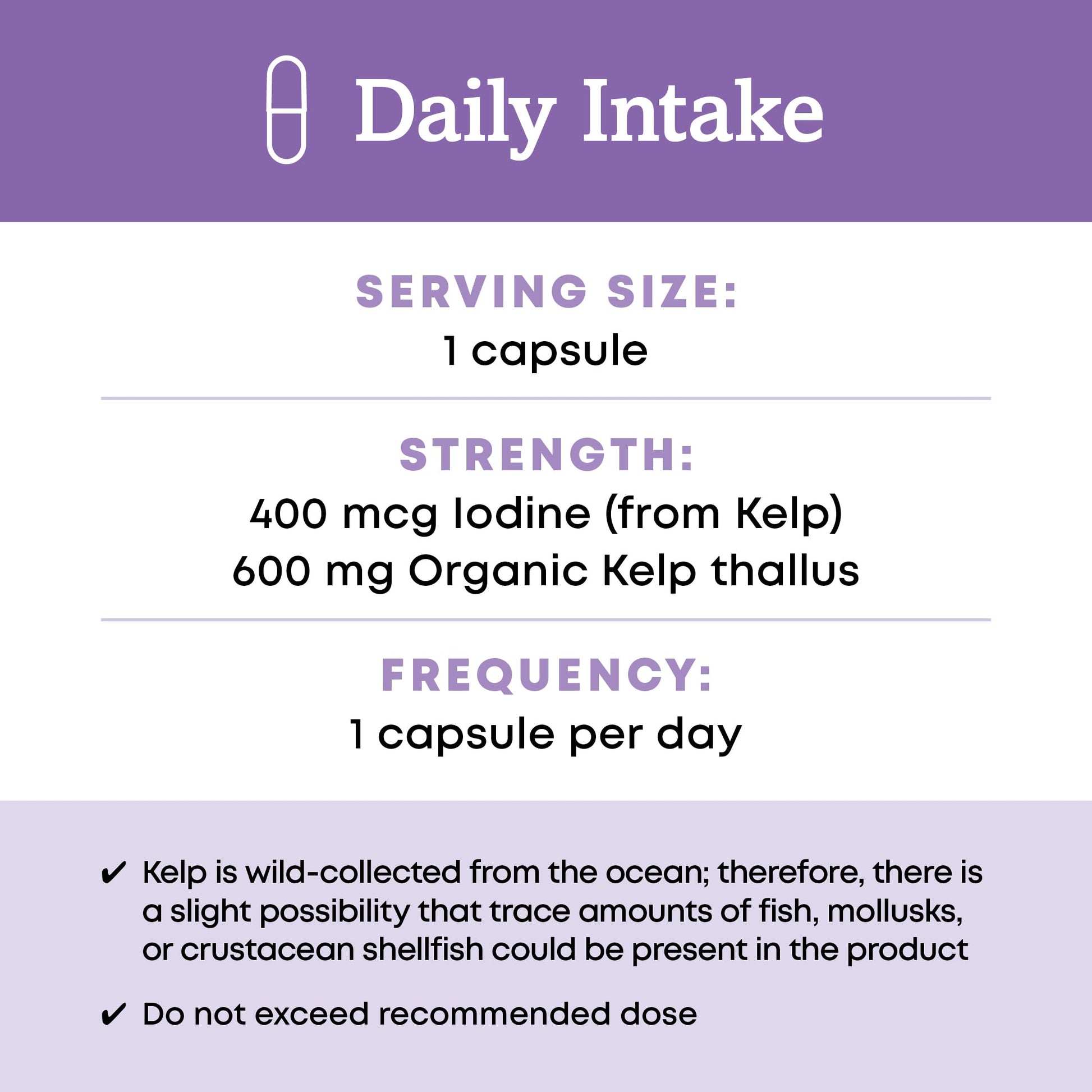 Oregon's Wild Harvest Kelp Organic Supplement | Natural Source of Iodine | Vegan Capsules, 90 Count Gsupps Australia