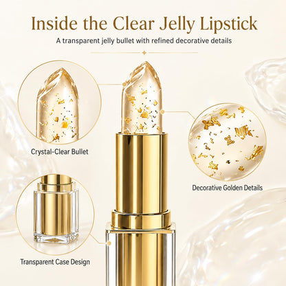 2 Pack pH Color Changing Lipstick for Women, Clear Lipstick YYURAURB