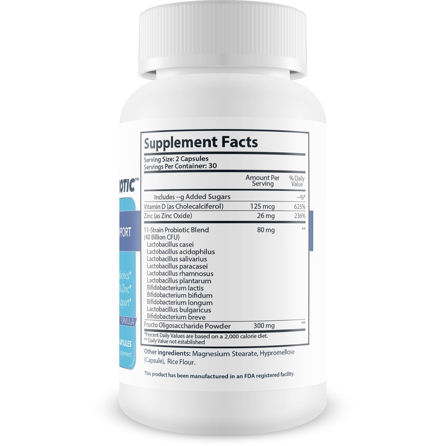 Pro Skin Probiotic - Skin Health Supporting Probiotic with Immune Support - Promote Healthy Skin Microbiome from Inside Out - Health Starts in the Gut - Support Reduced Breakouts, Redness, & Puffiness True You Health