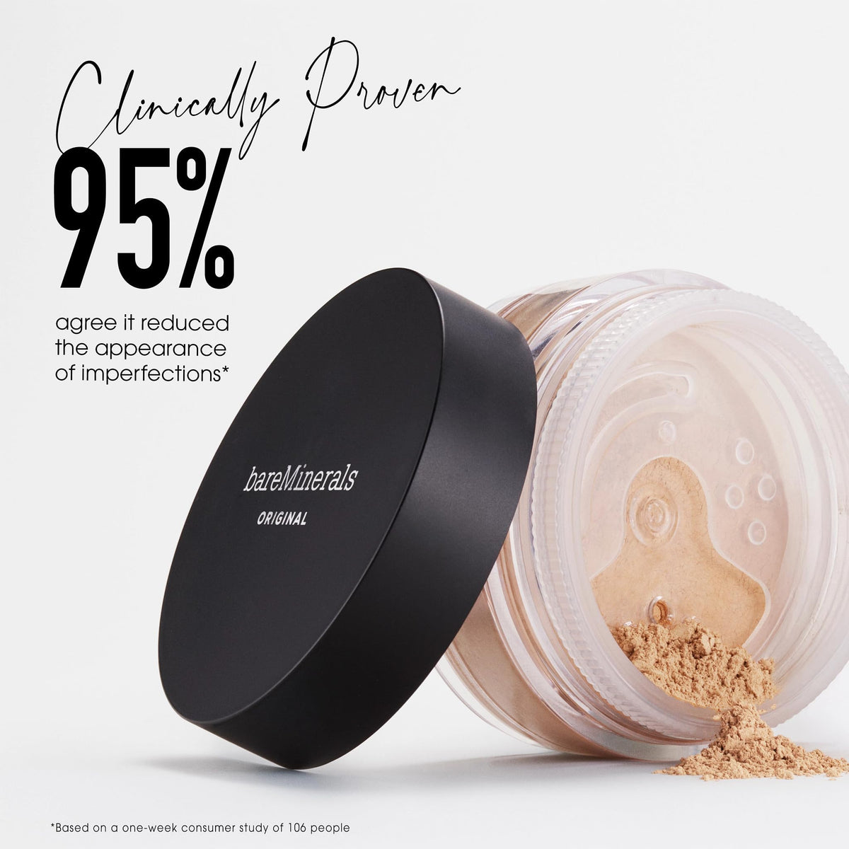 bareMinerals ORIGINAL Loose Powder Foundation, Medium Beige 12, 0.28 oz bareMinerals
