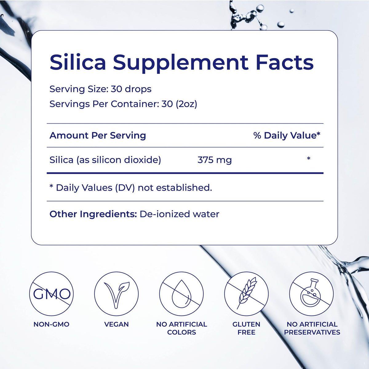Eidon Liquid Silica Mineral Concentrate - Silica Supplement for Hair, Skin, and Nails, Supplement Drops to Support Collagen Production & Hair Loss Eidon Ionic Minerals