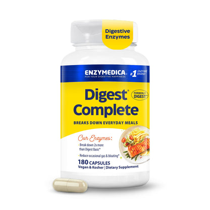 Enzymedica Digest Complete - Helps Gas & Bloating - 90 Caps Gsupps Australia