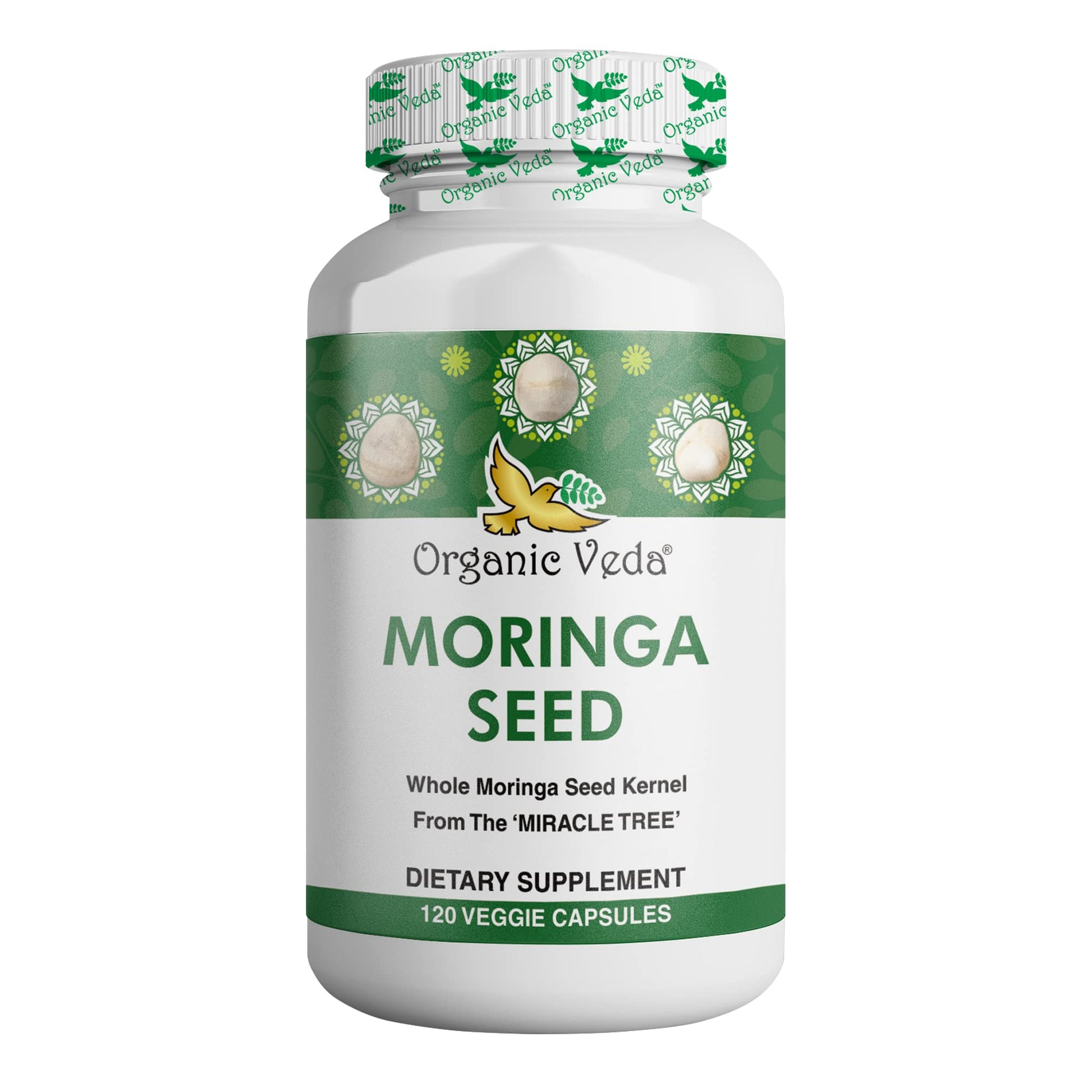 Organic Veda Moringa Seed Capsules - Pure Organic Moringa Capsules Seed Powder Organic Veda buy australia supplements