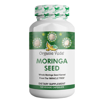 Organic Veda Moringa Seed Capsules - Pure Organic Moringa Capsules Seed Powder Organic Veda buy australia supplements