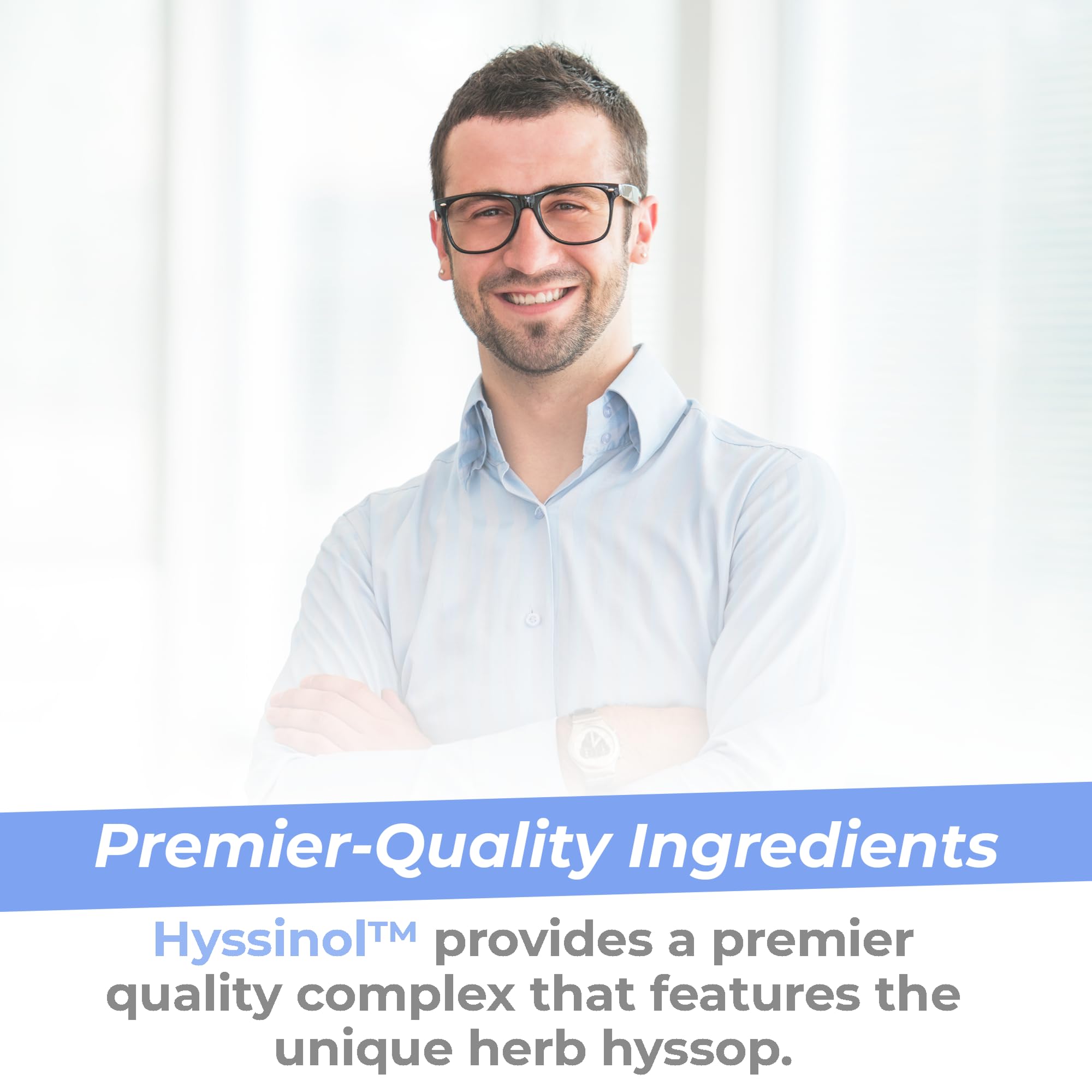 Premier Research Labs Hyssinol - Hyssop Herb, Hyssop Capsules, Wellness Pills with Organic Hyssop Dry Herb, Dietary Supplement with Green Tea, Antioxidant Support - 60 Vegetarian Capsules Premier Research Labs buy australia supplements