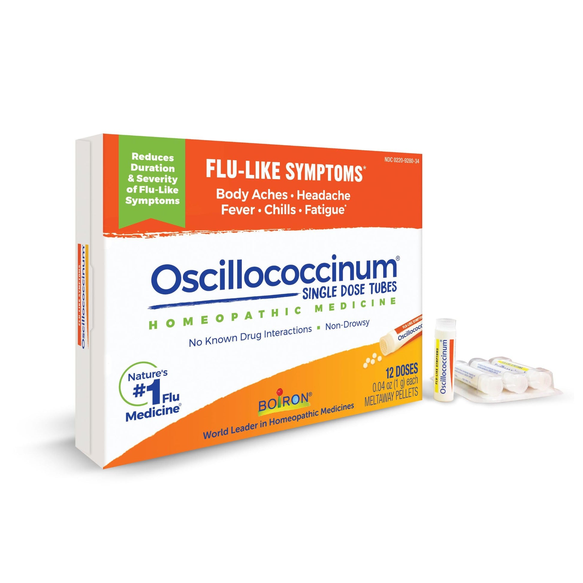 Boiron Oscillococcinum for Relief from Flu-Like Symptoms of Body Aches, Headache, Fever, Chills, and Fatigue - 30 Doses Gsupps Australia