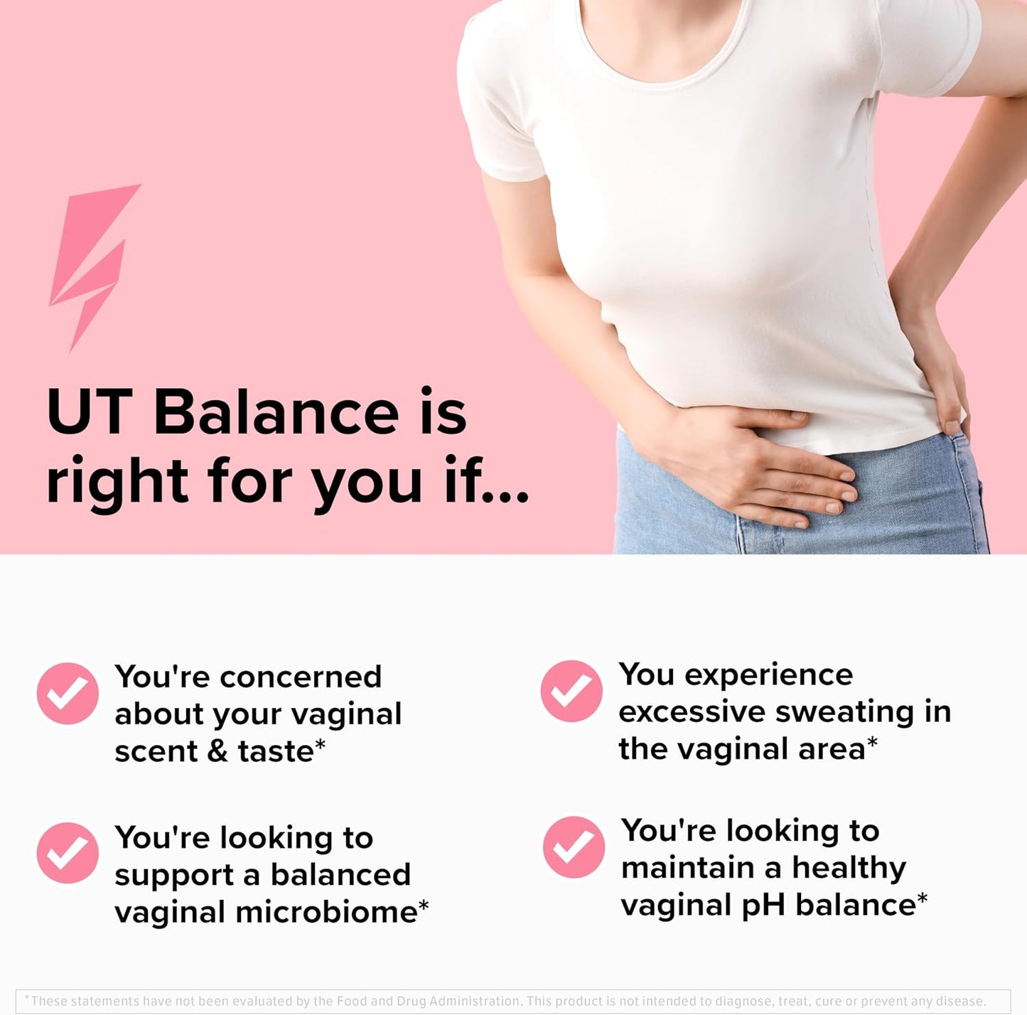 Inno UT Balance - Women's Probiotics with Cranberry, Magnesium, Green Tea, & Turmeric - Vaginal Health Probiotics for pH Balance, Urinary Tract Health and Freshness Support for Women (60 Capsules)