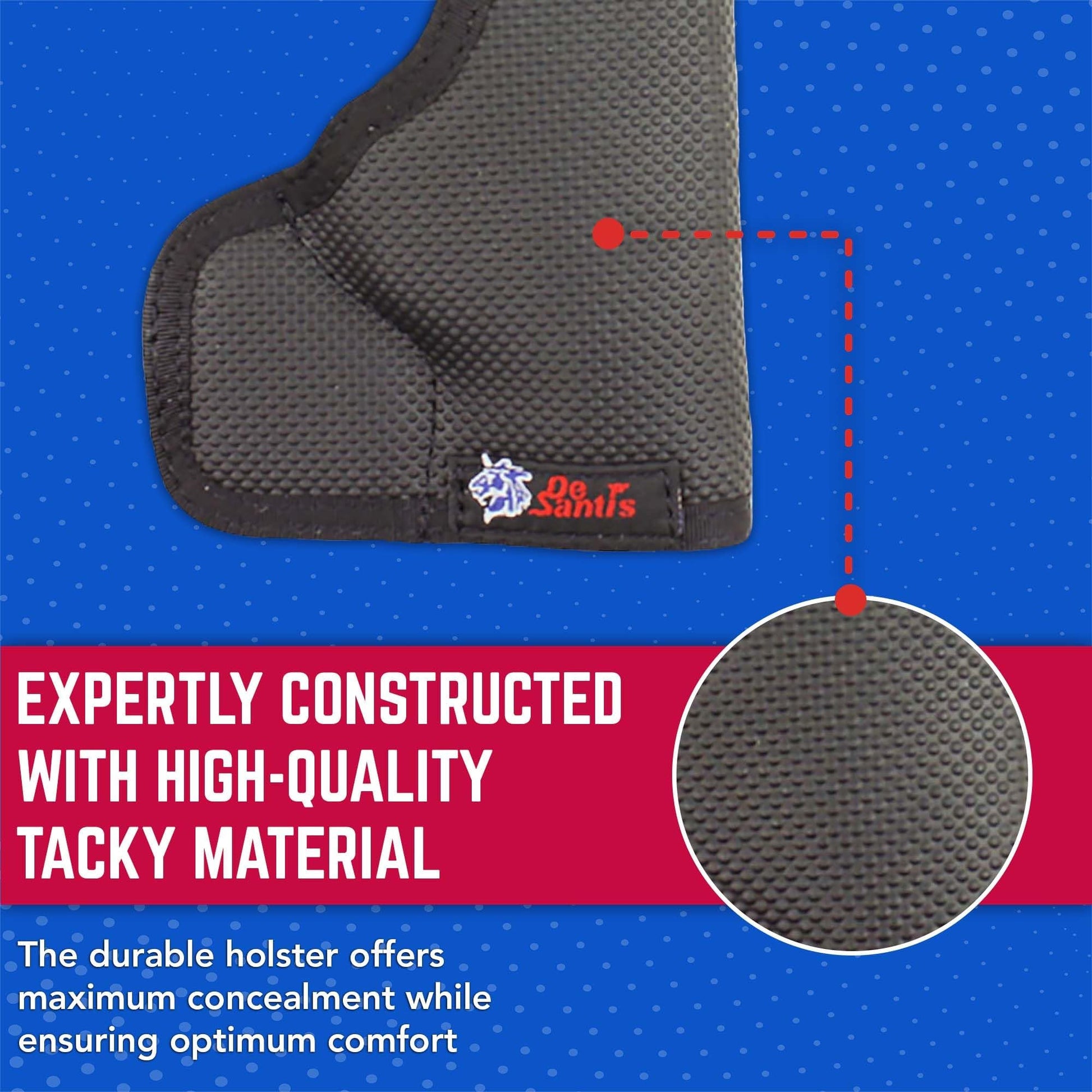 DeSantis Nemesis - Gun Pocket Holsters for Concealed Carry, Concealed Pocket Holster for Pistols, Revolvers, Soft, Designed for Comfort & Discreet Carry, Ambidextrous Gsupps Australia