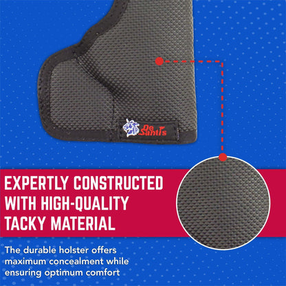 DeSantis Nemesis - Gun Pocket Holsters for Concealed Carry, Concealed Pocket Holster for Pistols, Revolvers, Soft, Designed for Comfort & Discreet Carry, Ambidextrous Gsupps Australia