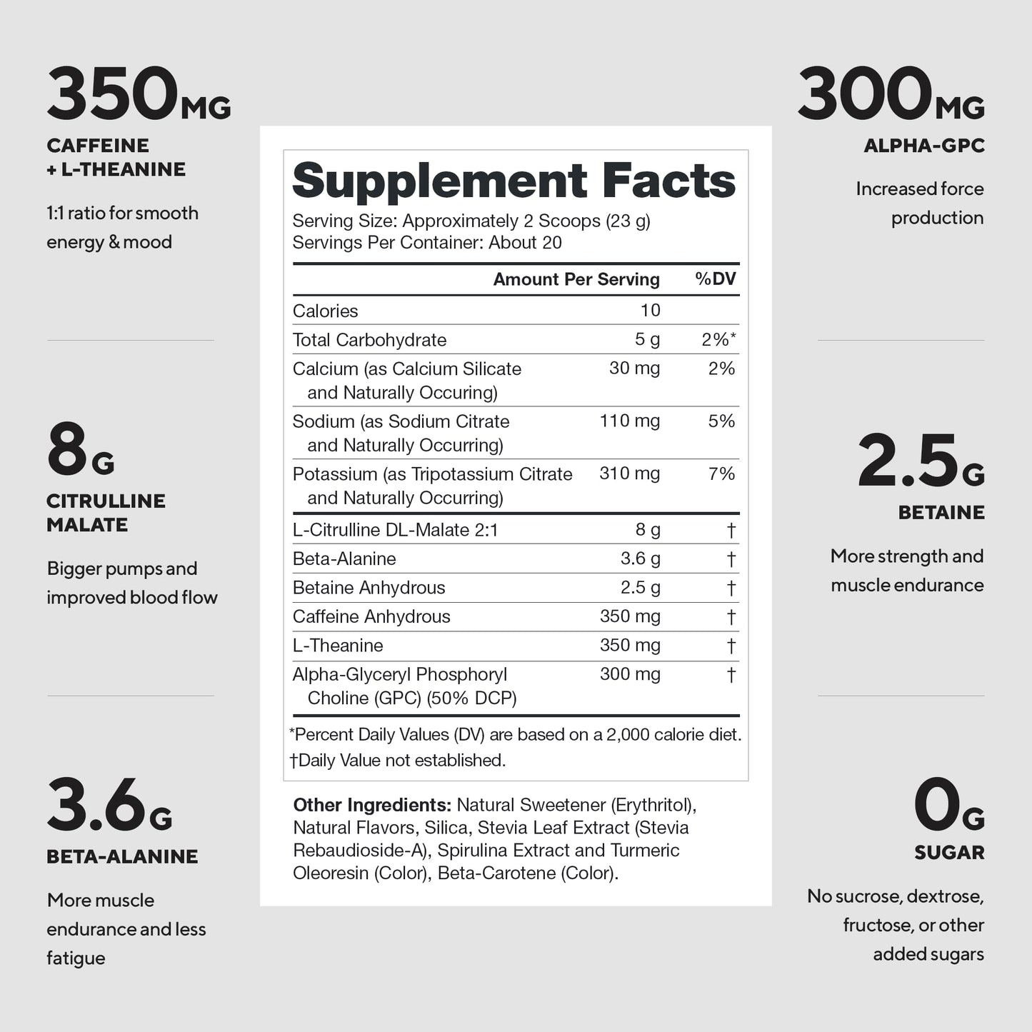 LEGION Pulse Pre Workout Supplement - All Natural Nitric Oxide Preworkout Drink to Boost Energy, Creatine Free, Naturally Sweetened, Beta Alanine, Citrulline, Alpha GPC (Fruit Punch)